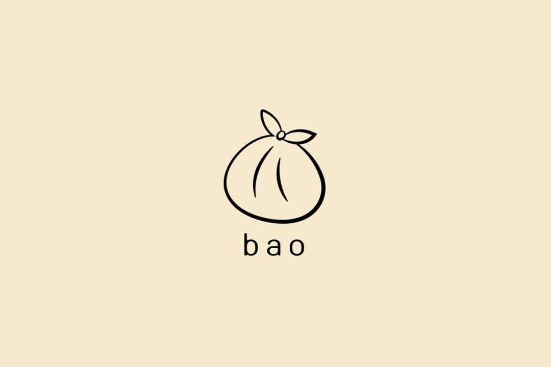 设计师结合"包子"与"包袱"的形象 设计得出的品牌标志 既是包子,也是